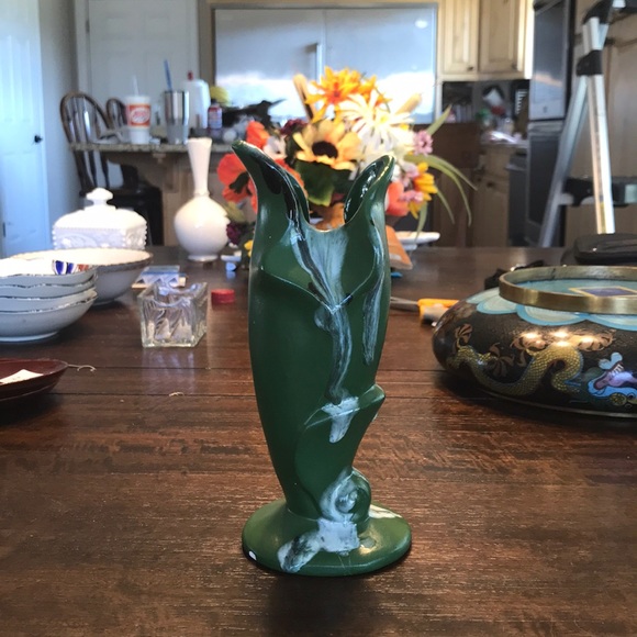 Green vase melting design - Picture 2 of 4